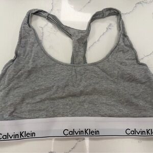 Calvin Klein Gray Sports Bra